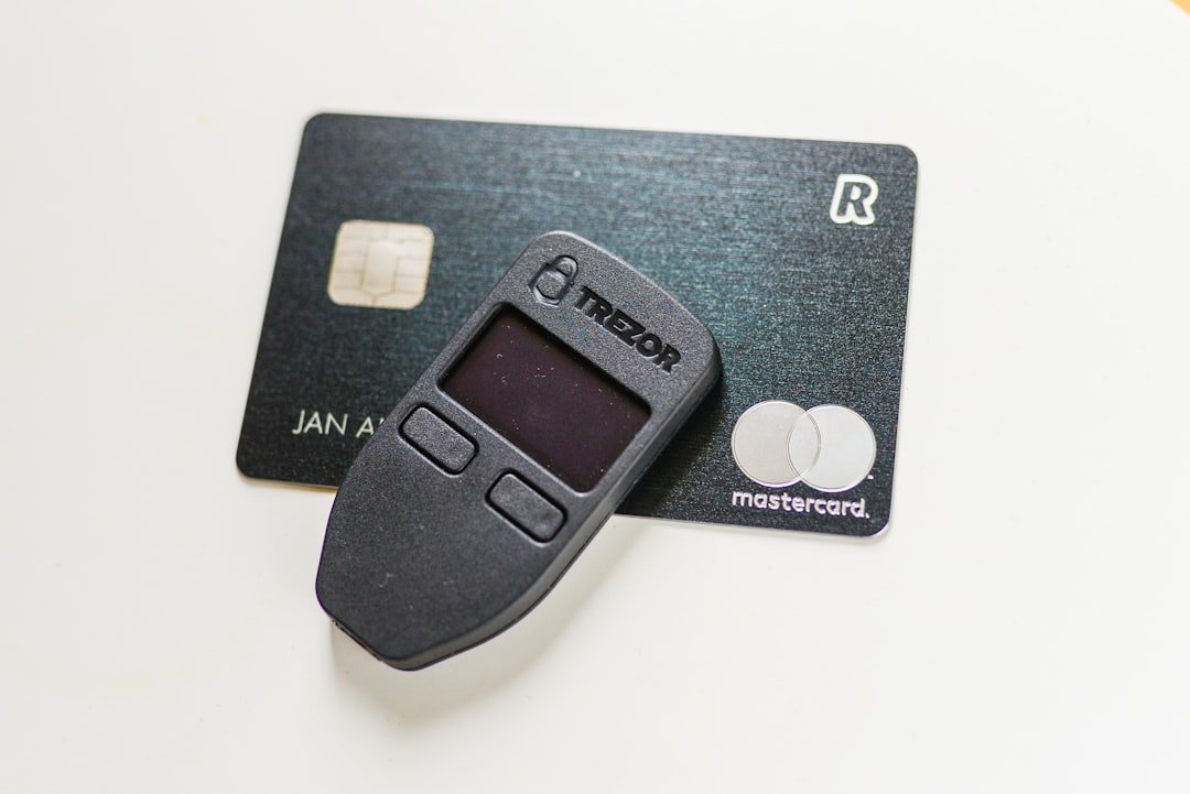 turned-off Trezor device