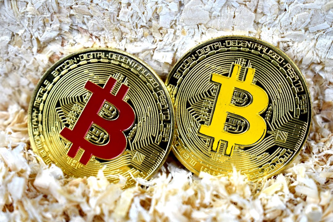 gold and red round ornament