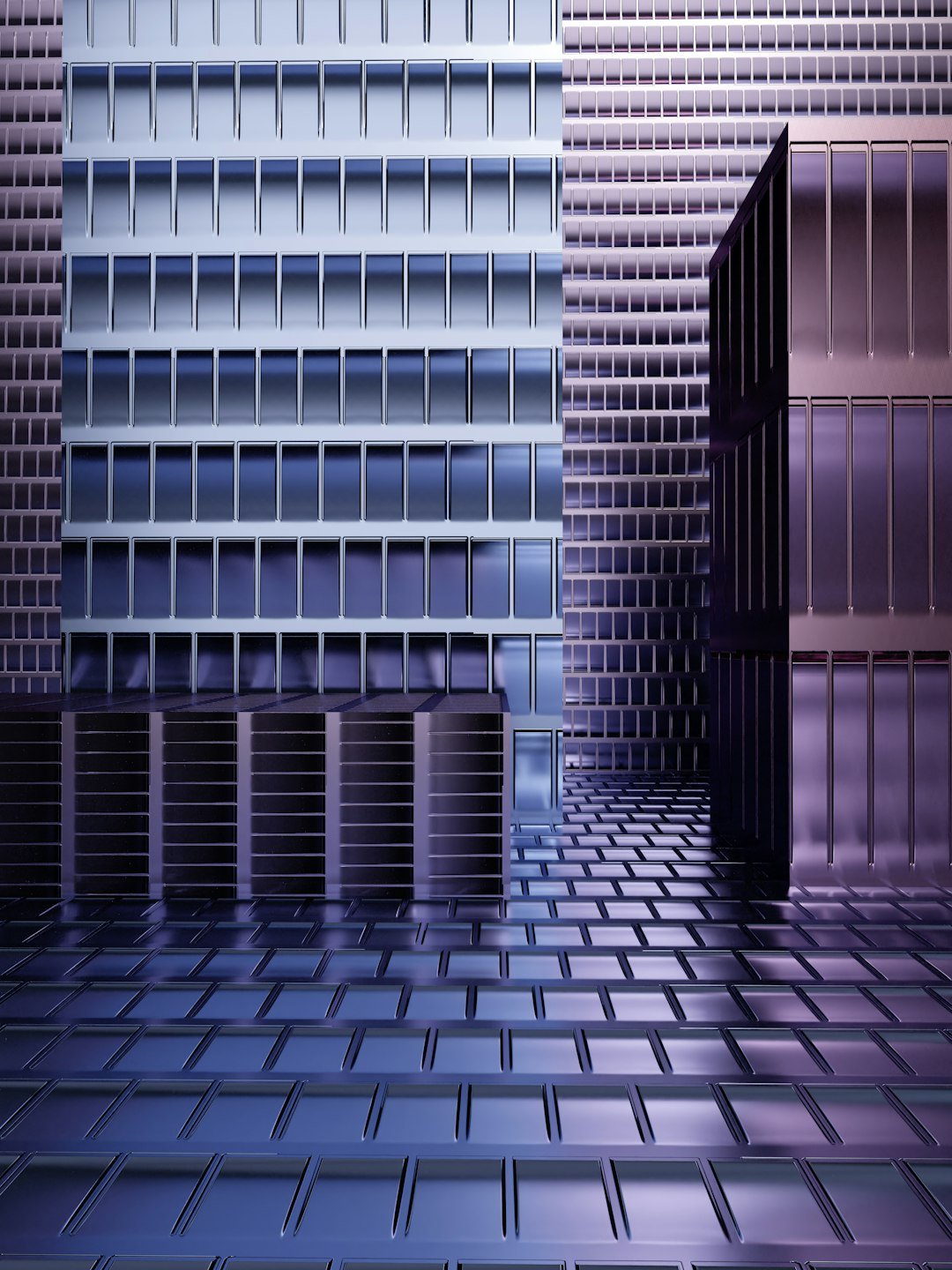 a group of tall buildings sitting next to each other