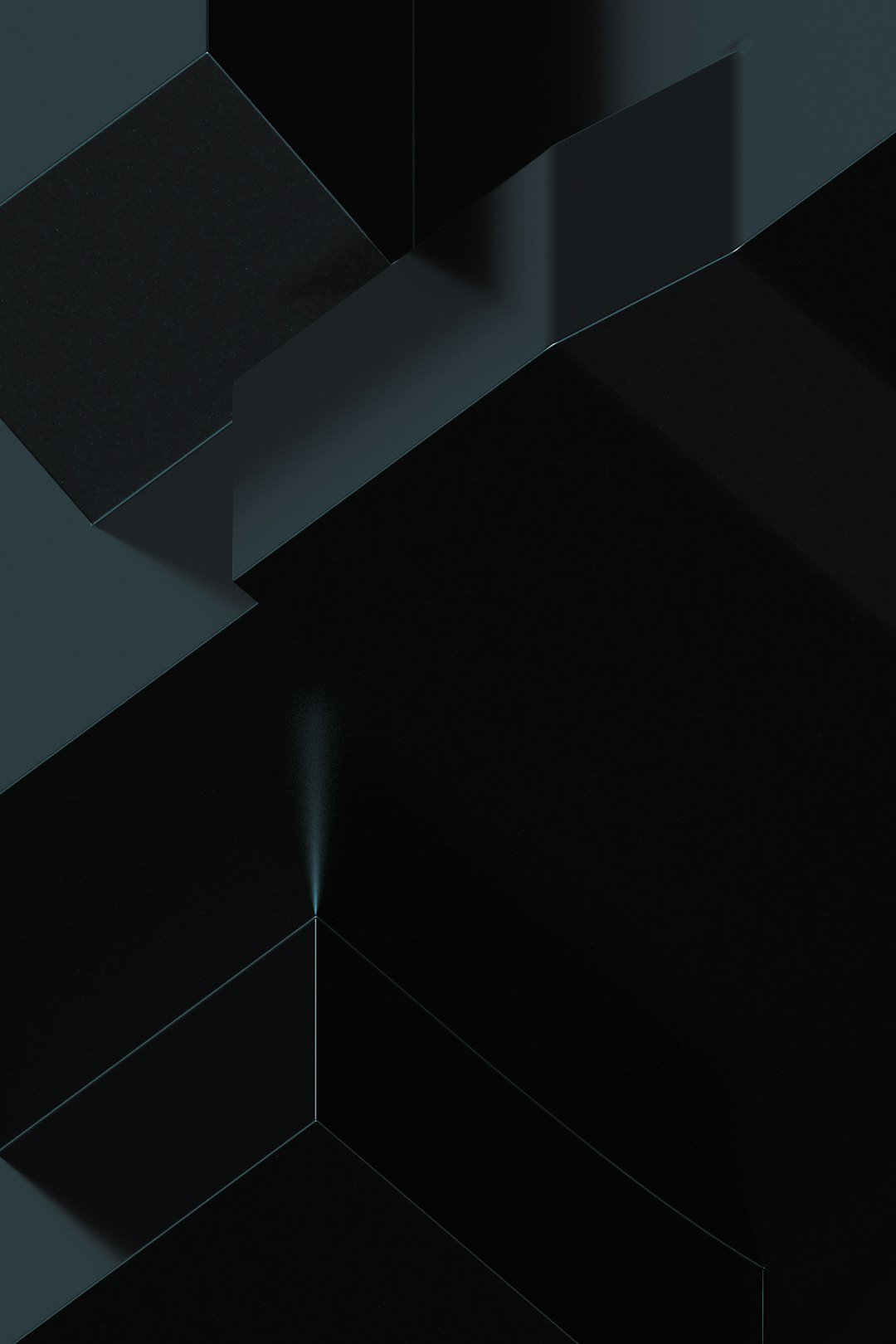 A black and white photo of an abstract structure