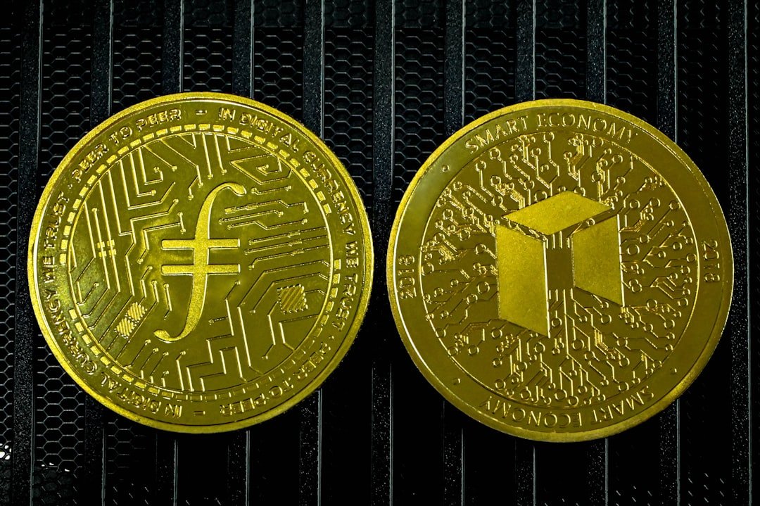a close up of a coin with a chinese symbol on it